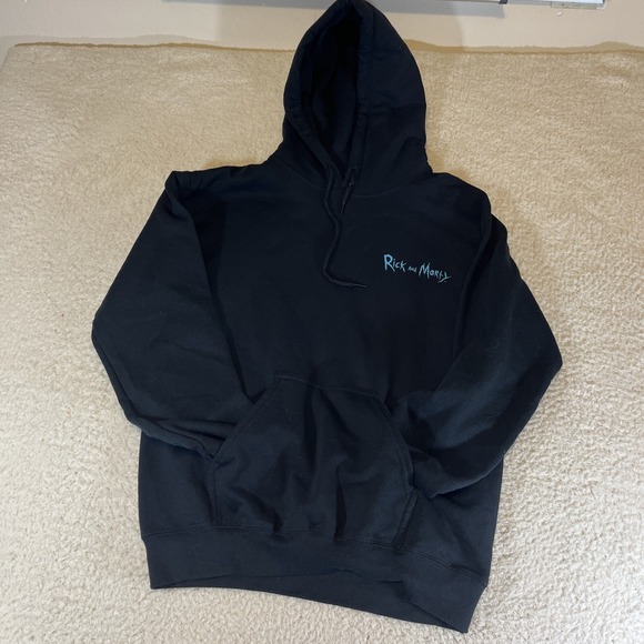 Adult Swim Other - Rick & Morty Mens Small Graphic Hoodie Digital Warp Sweatshirt